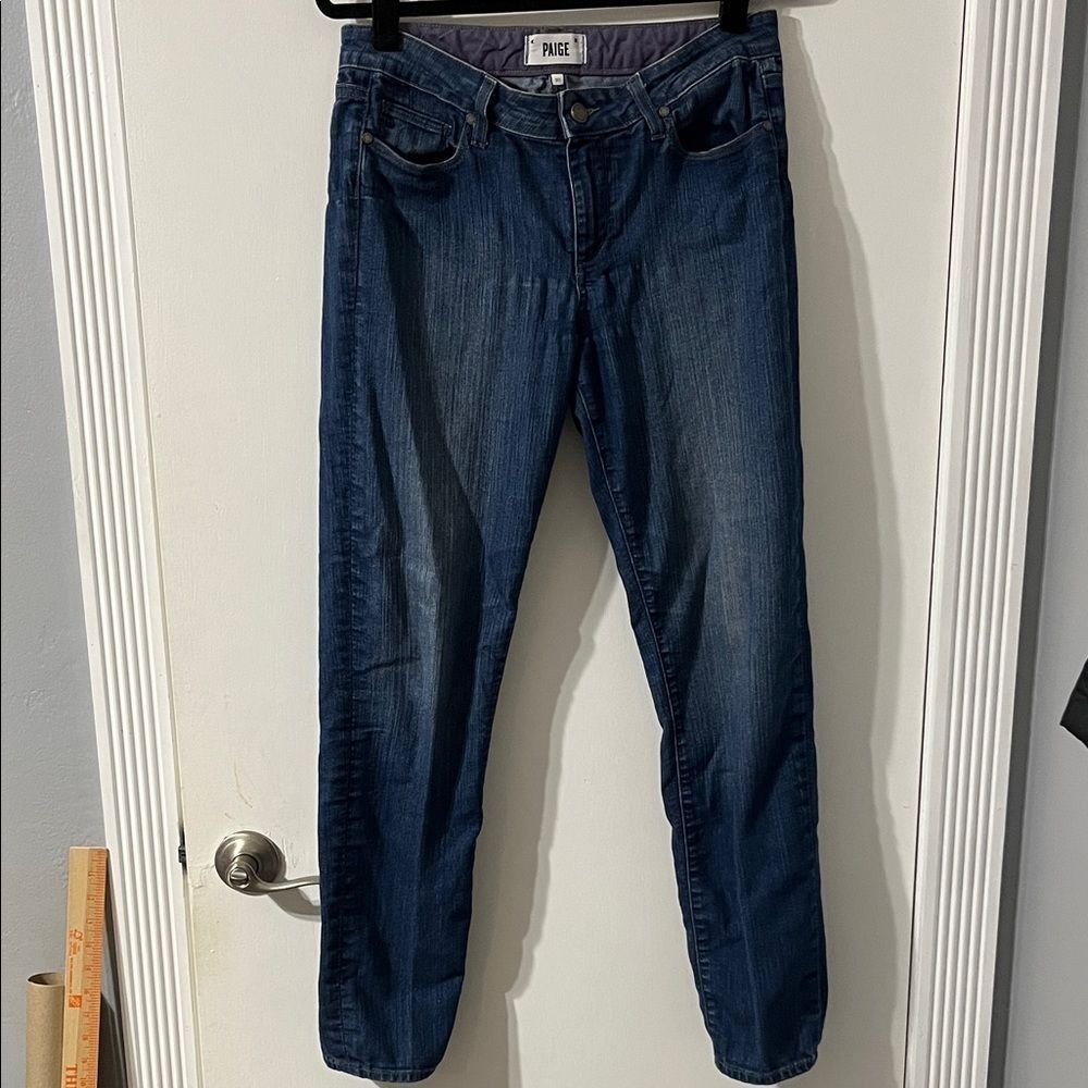 PAIGE Women's Indigo Straight Leg Jeans 30